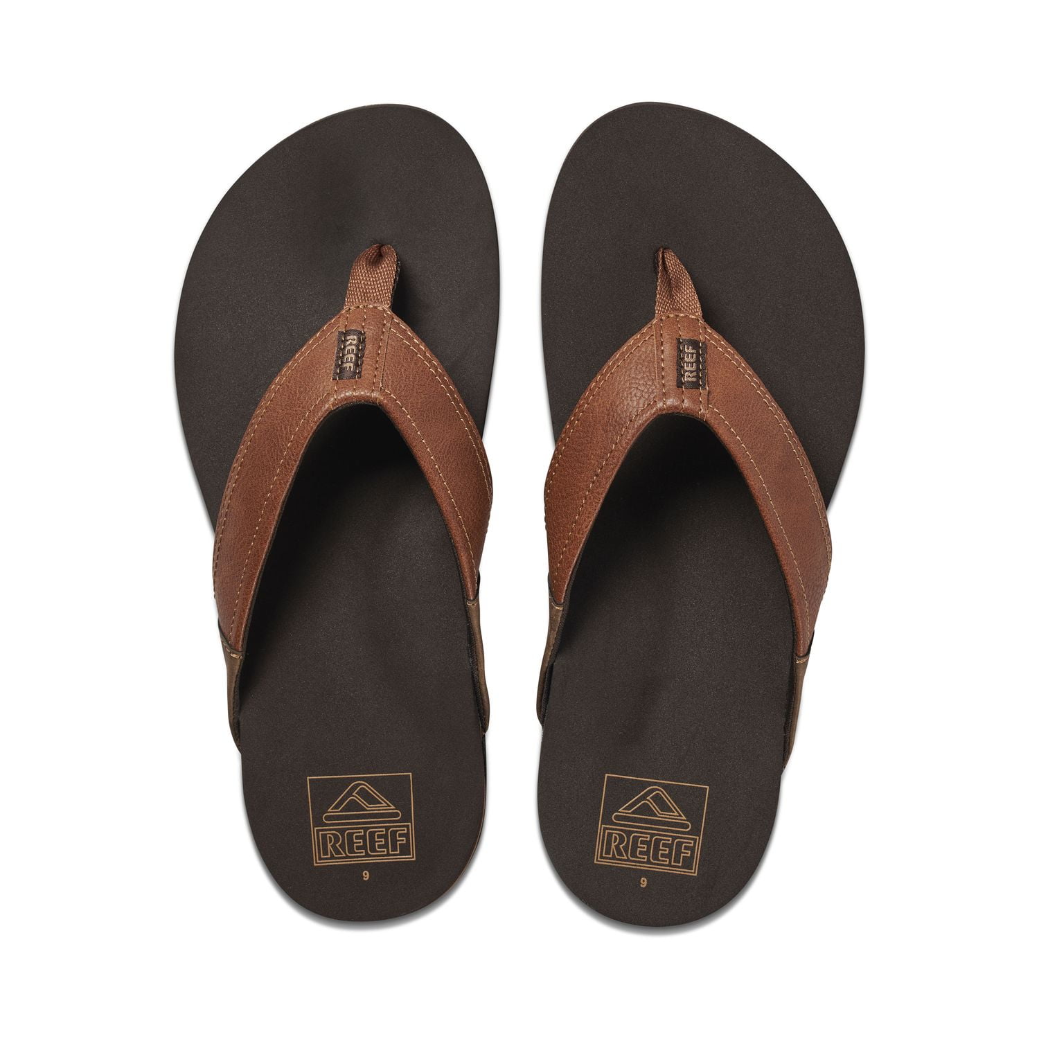 Reef Mens Newport Mens Sandals Size 6 Prints Comfort Slip On Black Flip Flops Men main image 2