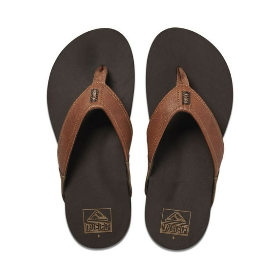 Reef Men's Sandals Newport Flip Flops, Tan, 13