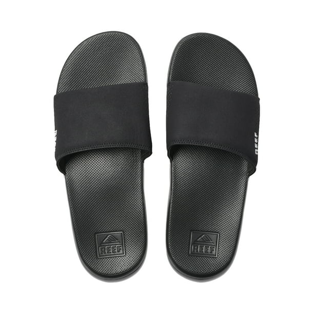 Reef Men s Sandals One Slide Black 4 Walmart Business Supplies