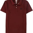thumbnail image 1 of Reef Mens Cobb Pique Polo Shirt, Red, Large, 1 of 1