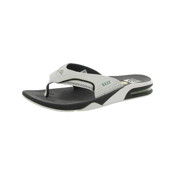 Reef Mens Fanning Faux Leather Bottle Opener Thong Sandals