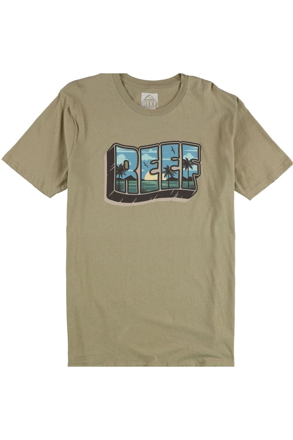 Mens Highlands Graphic T-Shirt, Beige, Medium