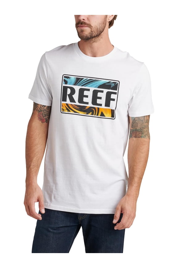 Mens Logo Crewneck Graphic T-Shirt