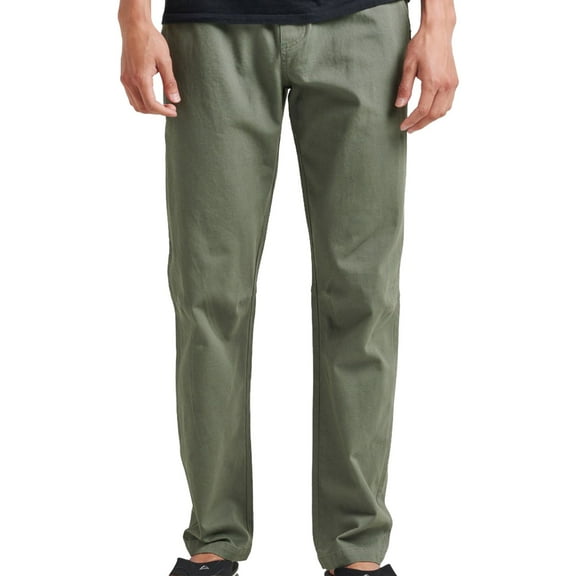 Reef Mens Matthew Drawstring Casual Jogger Pants, Green, XX-Large