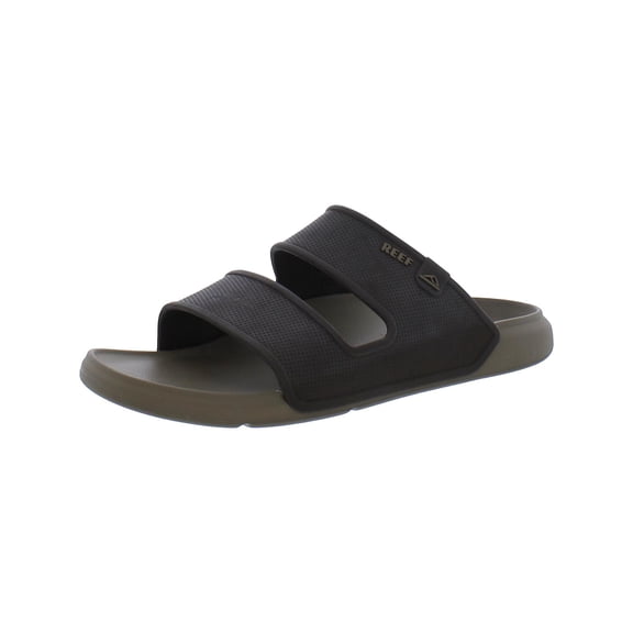 Reef Mens Oasis Double Up Cushioned Footbed Open Toe Slide Sandals