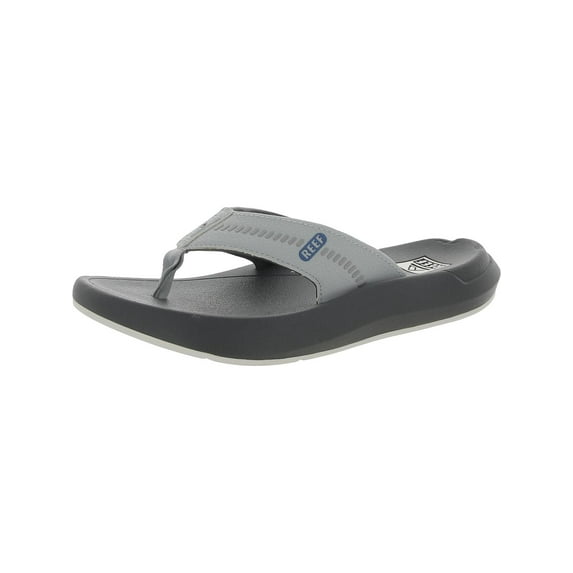 Reef Mens Swellsole Cruiser Faux Leather Anatomic Cushioning Flip-Flops