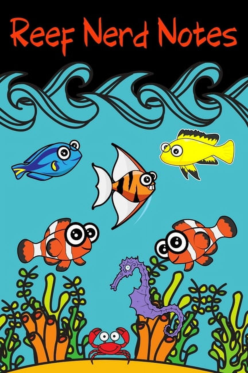 Reef Nerd Notes Customized Reef Fish Tank Maintenance Record Book