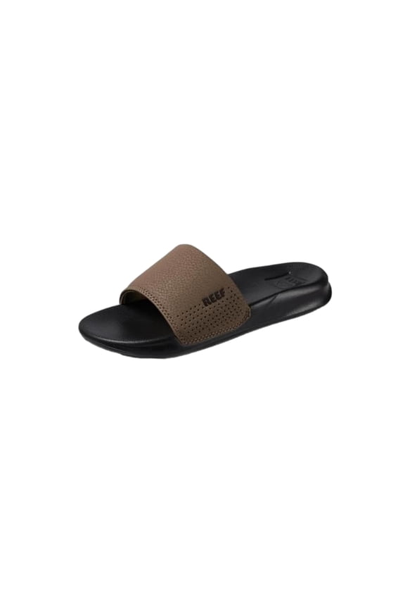 One Slide Black / Tan CJ5750 Grade-School Size 4