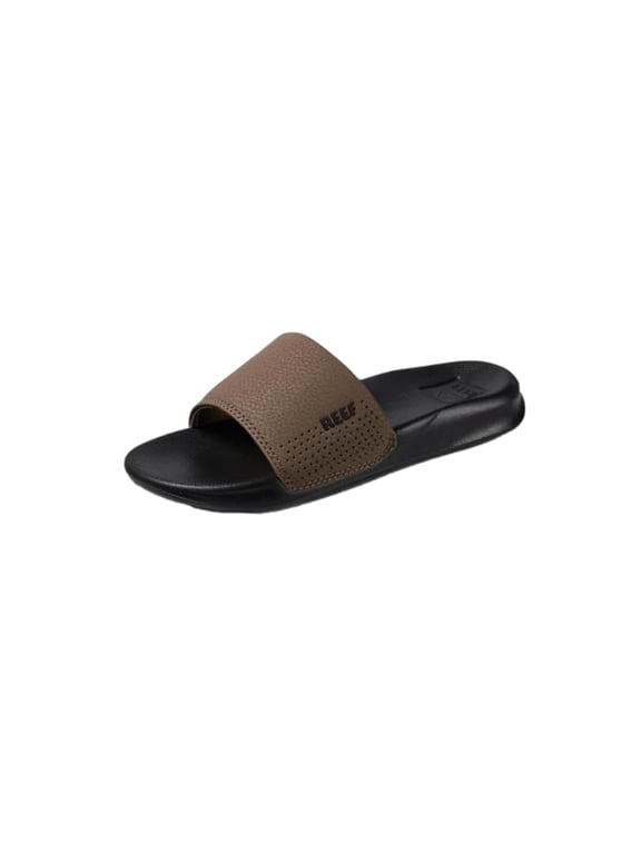 One Slide Black / Tan CJ5750 Grade-School Size 5