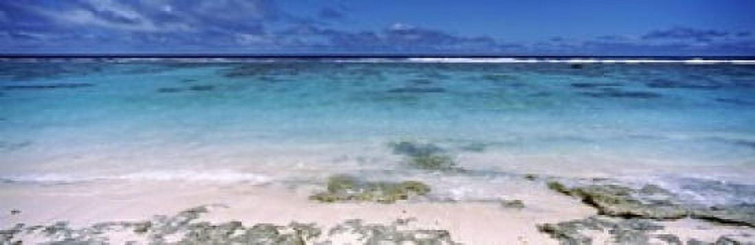 Reef Rarotonga Cook Islands New Zealand Canvas Art - Panoramic Images (18 x 6)