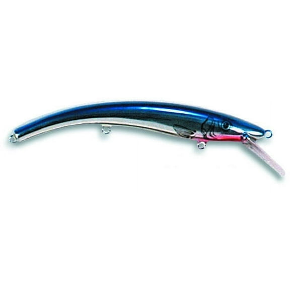 Reef Runner Deep Little Ripper Hard Bait Fishing Lures 600 Series , Chrome/Blue