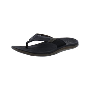 REEF Men's Santa Ana Flip Flop Sandals Black - CI4650