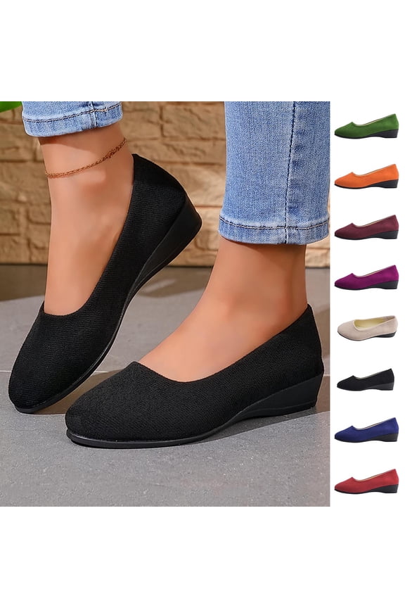 Reef Sandals Women Fashionable And Casual Spring And Summer Versatile Large-Size Round-Headed Wedge-Heeled Low-Cut Low-Cut Bowknot Round-Headed Shoes Beige 39