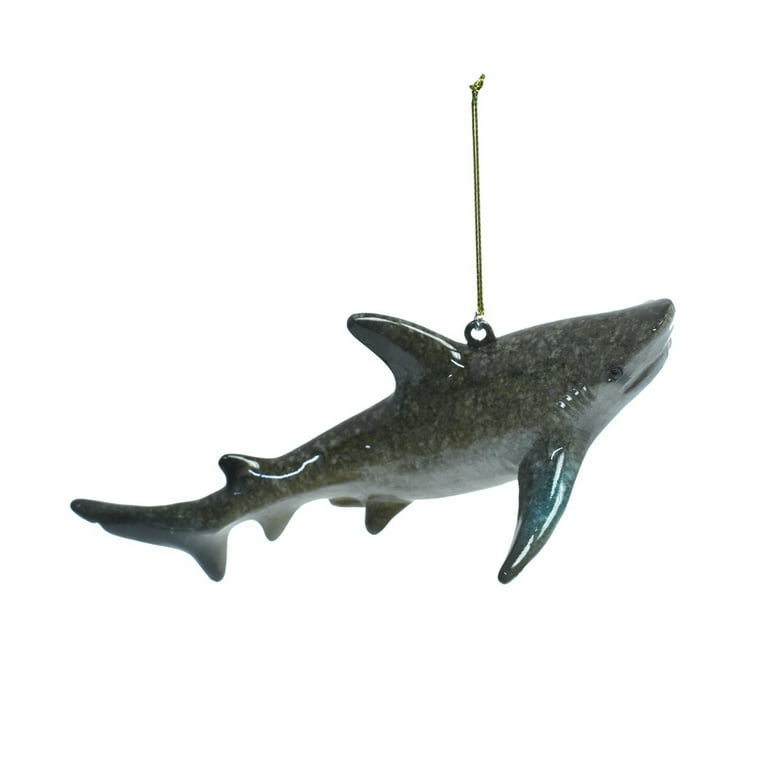 Hang Reef Shark Christmas Tree Ornament Holiday Gift Nautical Beach Xmas Decor Hang Reef Shark Christmas Tree Ornament Holiday Gift Nautical Beach Xmas Decor