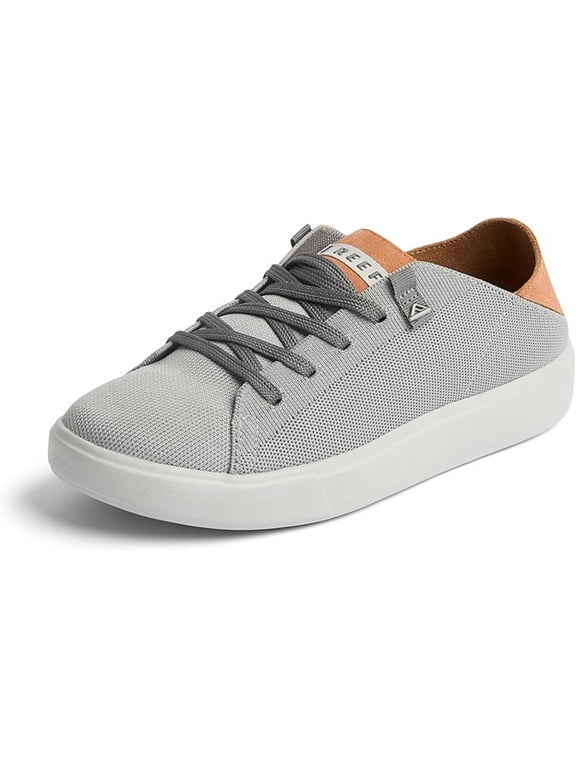 Swellsole Terramar Mens Shoe, Lightweight & Breathable, Memory Foam Footbed, Fold Down Heel, Grey/Tan, 9
