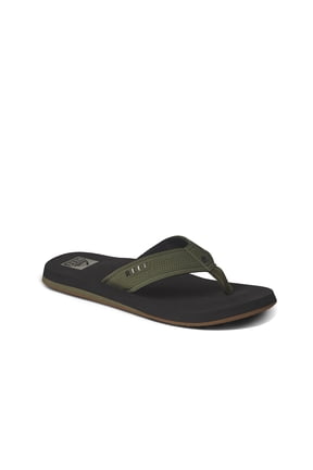 The Layback Sandals Black/Olive men in size US 12