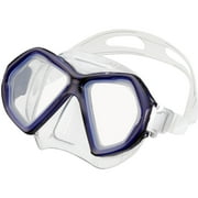 Reef Tourer Adult X-Plore 2-Window Snorkeling Mask, Cobalt Blue