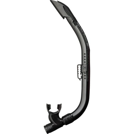 Reef Tourer Semi-Dry Snorkel, Black/Black