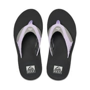 Reef Women's Sandals Fanning, Grey/Purple, 5