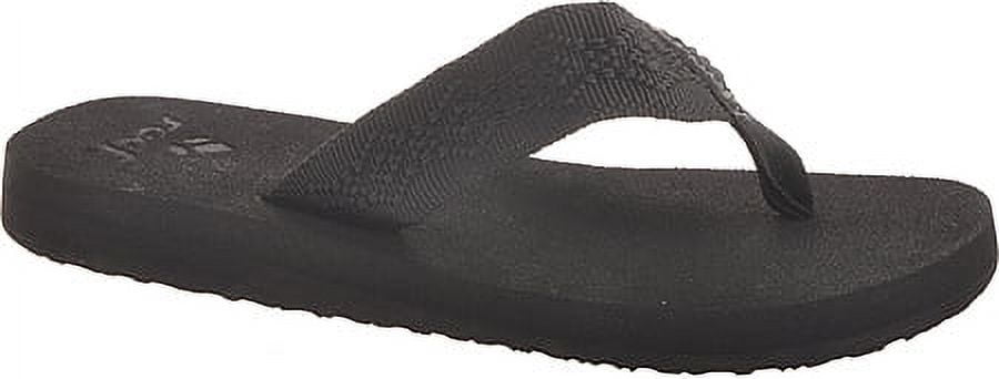 Reef Women's Sandals Sandy Flip Flops, Black/Black, 7 - Walmart.com