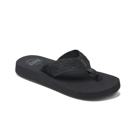 Reef Women's Sandals Sandy Flip Flops, Black/Black, 9