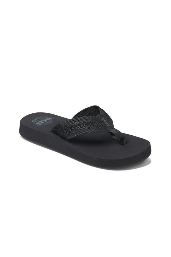 Women's Sandals Sandy Flip Flops, Black/Black, 9