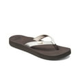 thumbnail image 1 of Reef Women's Sandals Star Cushion, Brown/White, 7, 1 of 4