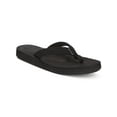 thumbnail image 1 of Reef Womens Black Comfort Logo Cushion Breeze Round Toe Wedge Slip on Flip Flop Sandal 6, 1 of 4