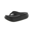 thumbnail image 1 of Reef Womens Cushion Bondi Faux Leather Slip On Slide Sandals, 1 of 3