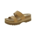 thumbnail image 1 of Reef Womens Cushion Vista Hi 2.5 Faux Leather Slip On Wedge Sandals, 1 of 3