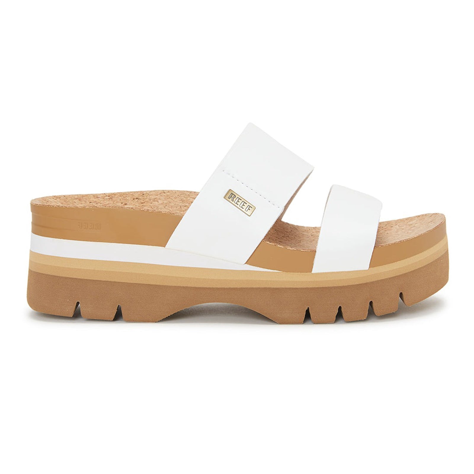 Womens Cushion Vista Higher Vegan Leather Cloud Sandals 8.5 US