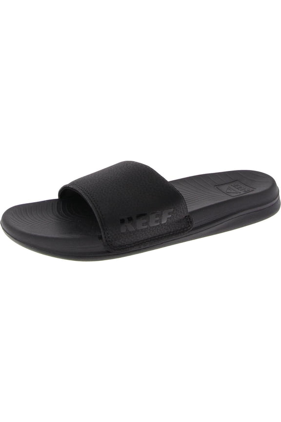 Womens Printed Nylon Slide Sandals