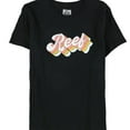 thumbnail image 1 of Reef Womens Script Logo Graphic T-Shirt, Black, X-Small, 1 of 2