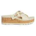 thumbnail image 1 of Reef Womens Vista Higher Gia Vegan Leather Vintage Cork Sandals 9 US, 1 of 4