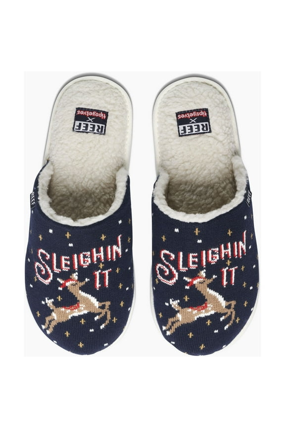 X Tipsy Elves Sleighin It Slippers - Multi