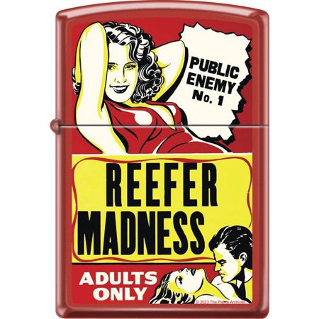 Reefer Madness Red Matte Zippo Lighter