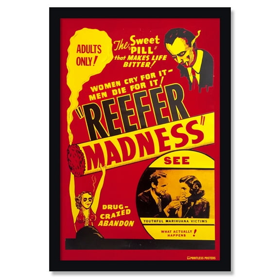 Reefer Madness Vintage Movie Poster by Pointless Posters