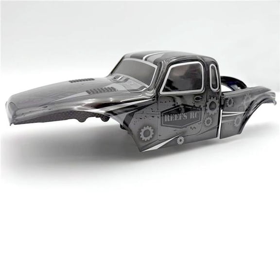 Reefs RC SEHREEFS226 Clear PLAGUE 1-10th Scale Crawler Comp Body Set with Stickers & Mask