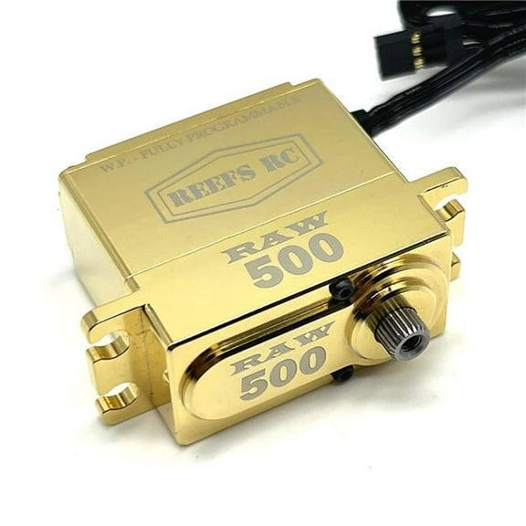 Reefs RC REEFS159 Raw500 Brass Edition High Torque High Speed Programmable Bru