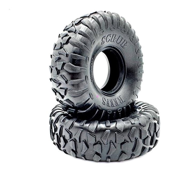 Reefs RC SEHREEFS251 XP Scrub 4.75 Crawler Tire with Foam, Pink - 2 Piece