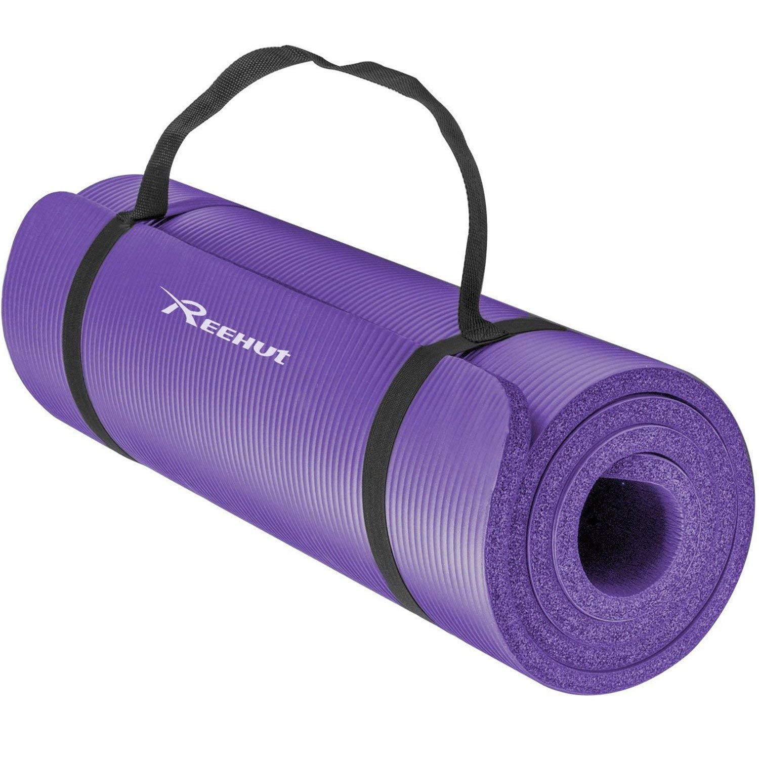 Yoga Mat Starter Kit Block Sling Strap 3mm Thick Pilates Fitness Gym Blue  Myga 5029476008896