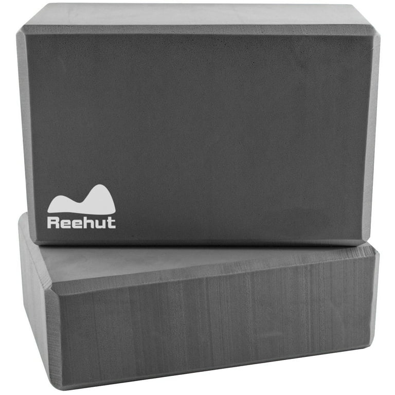 Reehut Yoga Block - High Density EVA Foam Block to Support and Deepen  Poses, Improve Strength and Aid Balance and Flexibility - Lightweight, Odor