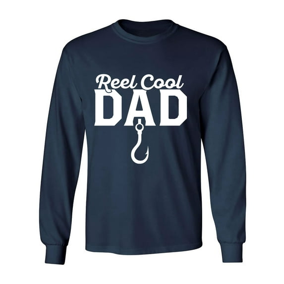 Reel Cool Dad Adult Long Sleeve T-shirt