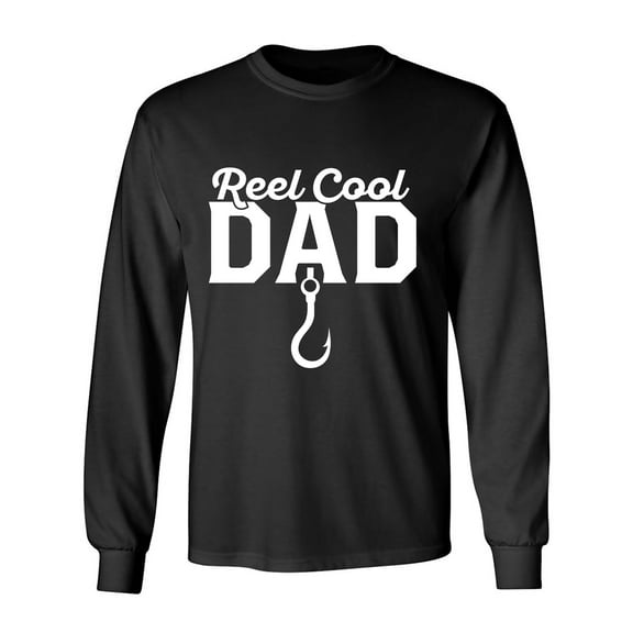 Reel Cool Dad Adult Long Sleeve T-shirt