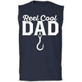 thumbnail image 1 of Reel Cool Dad Adult Sleeveless Tee, 1 of 3