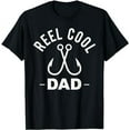 thumbnail image 1 of Reel Cool Dad Shirt Fishing Funny Shirts for Men T-Shirt, 1 of 5