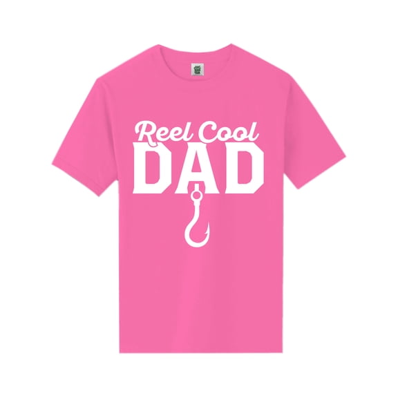 Reel Cool Dad Short Sleeve Neon T-Shirt