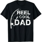 Reel Cool Dad T-Shirt Fishing Daddy Father's Day Gift Shirt T-Shirt