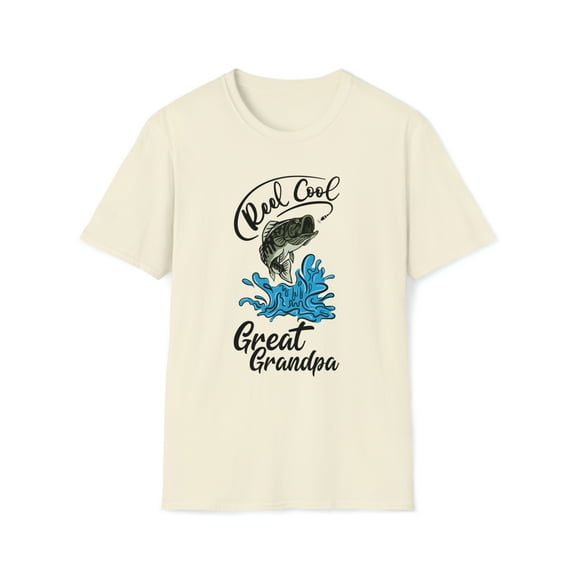 Reel Cool, Gildan Unisex Softstyle T-Shirt, Fishing Graphic Tee, S-3XL