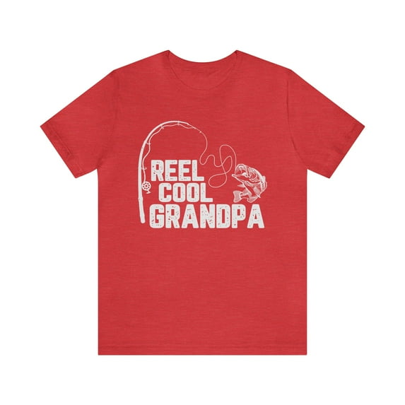Reel Cool Grandpa Fishing Shirt, Fishing Lover, Dad Birthday Shirt